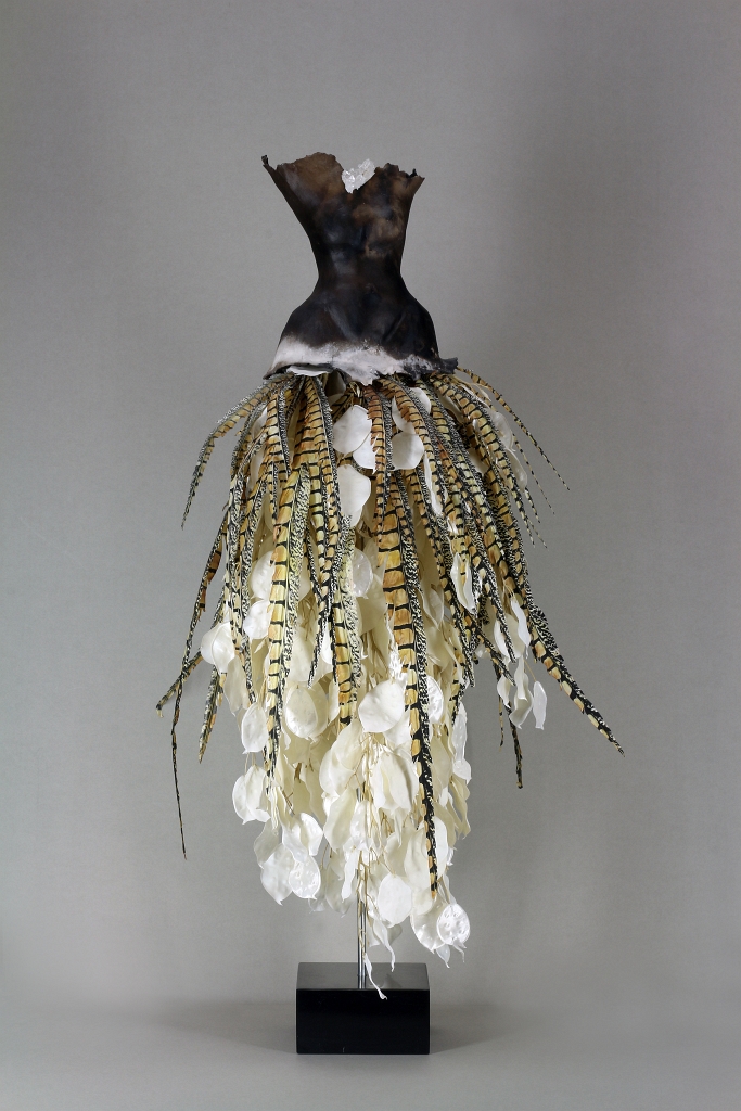 Estella Fransbergen - Clay Torso w/ Herkimer Broach