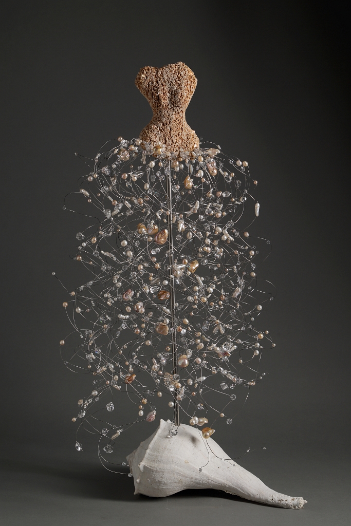 Estella Fransbergen - Stone Torso with Pearls/Quartz