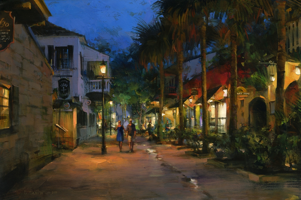 Dmitri Danish - Town at Night