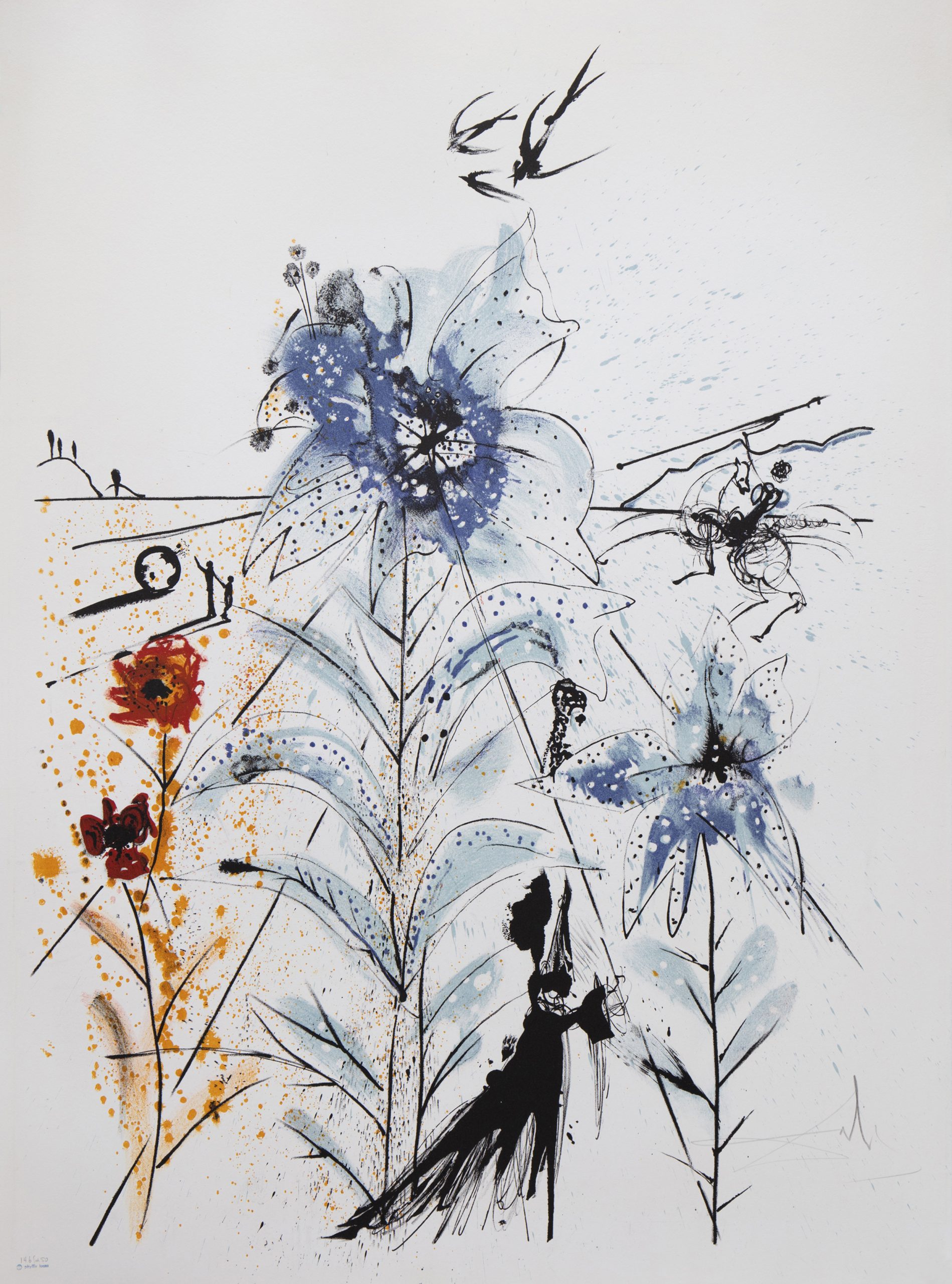 Salvador Dali - Flower Magician